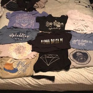 Alpha Delta Pi pass downs, ADPI shirts & crew neck